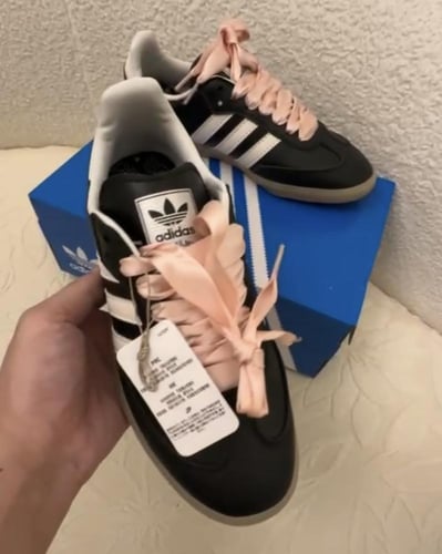 adidas Samba OG "Black/Beige/Pink"