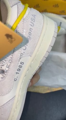 Off-White x Dunk Low 'Lot 39 of 50'