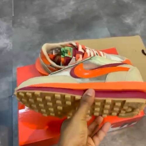 "Sacai x Clot - Net Orange Blaze