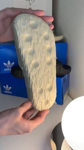 adidas Adilette 22 Slides Grey/Beige