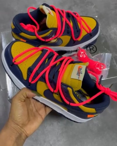 DUNK LOW "Off-White University Gold