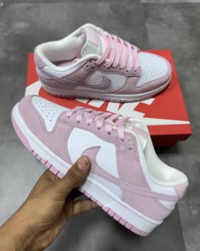 Nike Dunk Low Pink Corduroy