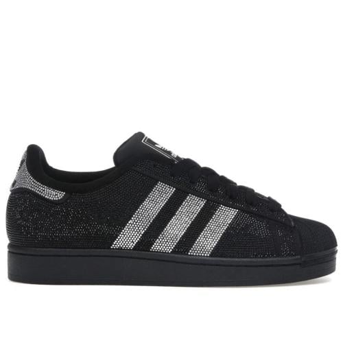 Adidas Superstar II Rhinestone Black Silver