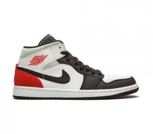 JORDAN 1 MID SE "Red Grey Black Toe"