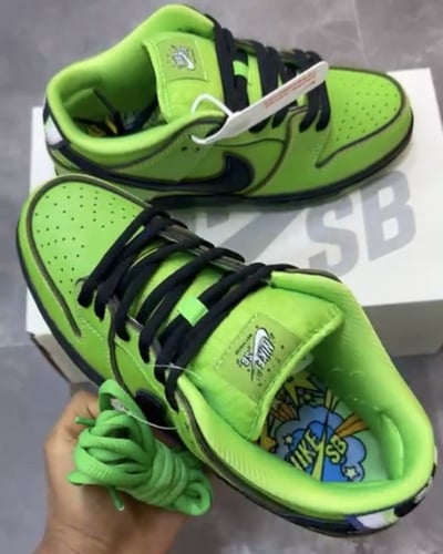Nike x Powerpuff Girls SB Dunk "Buttercup"