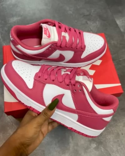 Nike Dunk Low "White/Archeo Pink"
