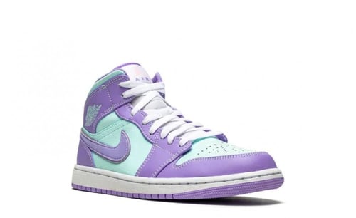 AIR JORDAN 1 MID "Purple Pulse / Glacier Blue"