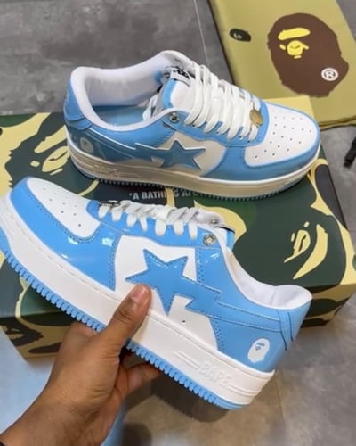 A Bathing Ape Bape Sta Low Blue
