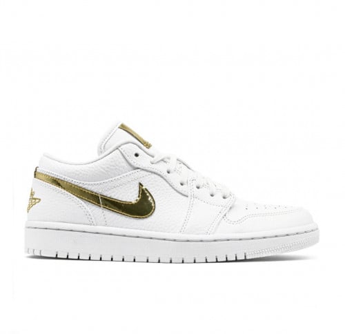 Air Jordan 1 Low SE White Metallic Gold