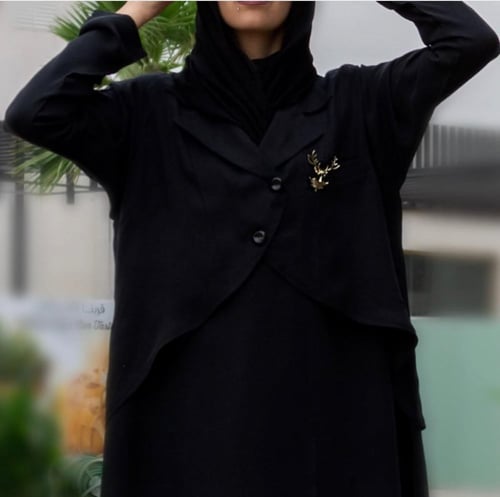 عباية عملية نوع القماش كريب