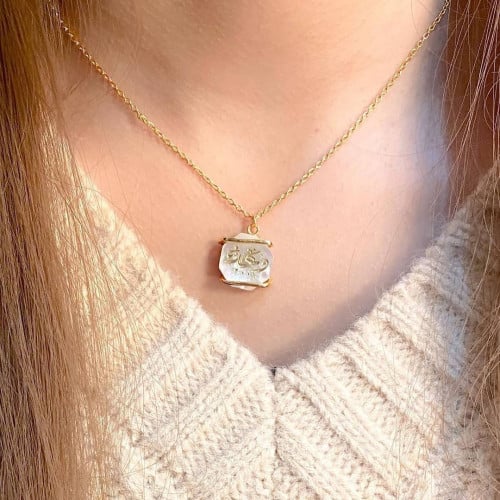 سلسال بالاسم ملكي فضه ذو طراز فريد - متجر عهود