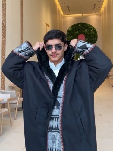 فروه شتويه بنقشة السدو - متجر عهود