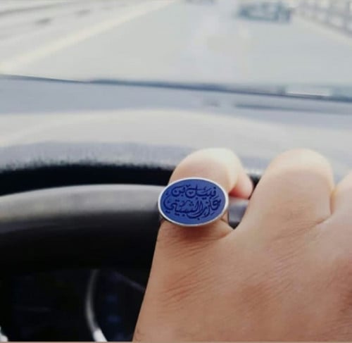 خاتم ملكي رجالي ارزق بالاسم - متجر عهود