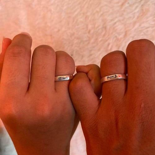 خواتم رجالي ونسائي بالاسم - متجر عهود