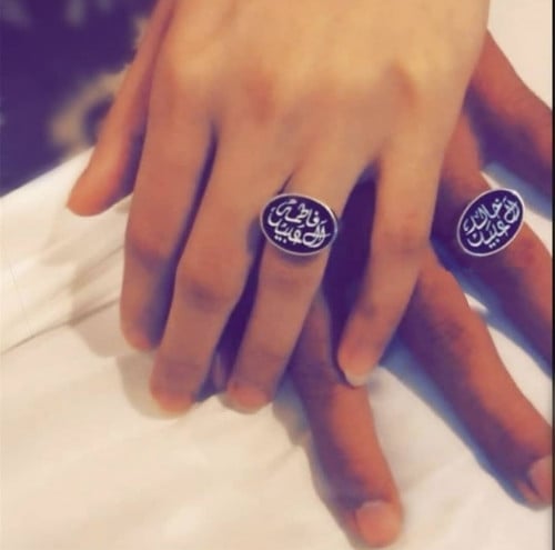 خواتم ملكيه فضه رجالي ونسائي - متجر عهود