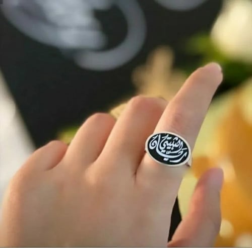 خاتم نسائي ملكي فضه عيار 925