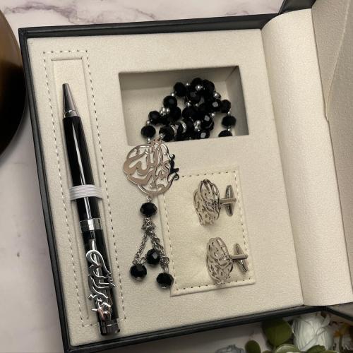 طقم رجالي فخامة 4 قطع بالاسم من _ متجر عهود