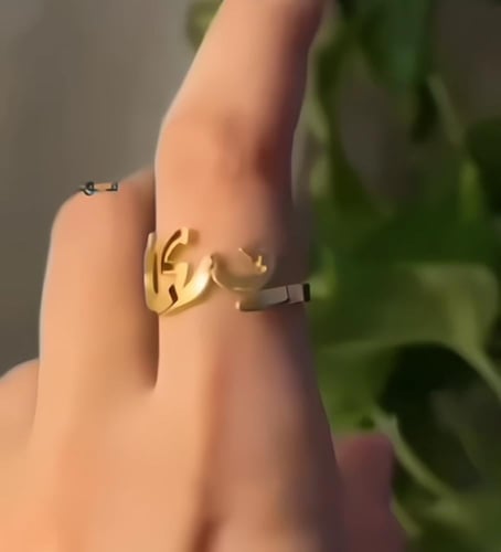 طقم نسائي اسواره وخاتم بالاسم- متجر مرحبا