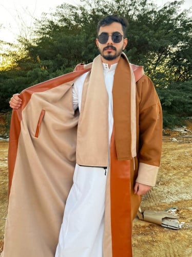 فروة دبل فيس تنلبس جهتين مع شال- متجر عهود