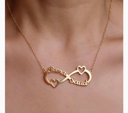 سلسال انفنتي بالاسماء تصميم حديث - متجر عهود