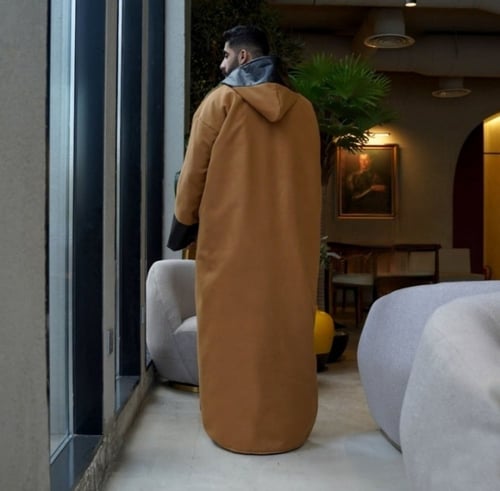 فروه دبل فيس تنلبس وجهين مع شال