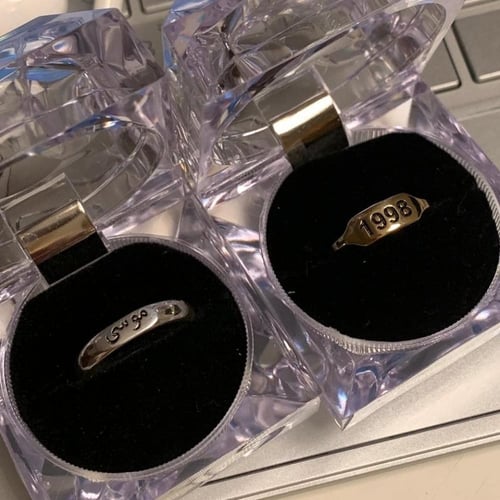 دبله فضة رجالي ونسائي - متجر عهود