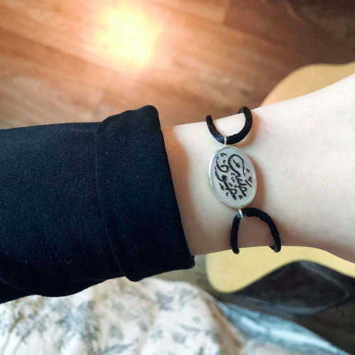 اسواره نسائي من الصدف الافريقي الطبيعي