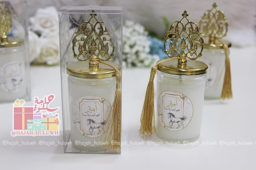 توزيعات مواليد شموع مع ثيم