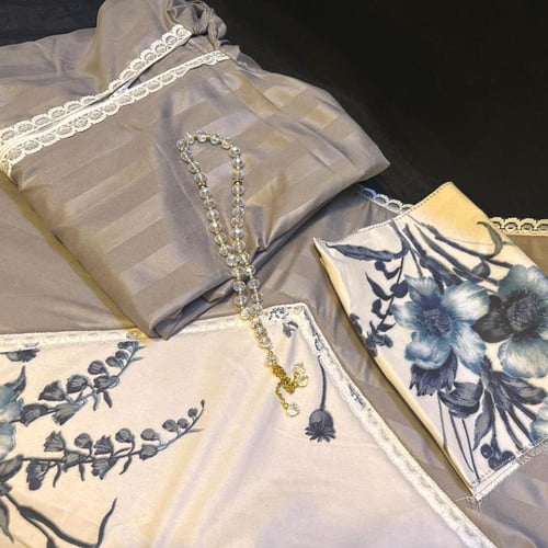 طقم شرشف صلاة وسجادة صلاة مع بيت المصحف