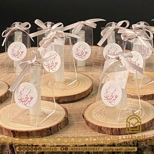 توزيعات مسك شنطة اكريليك 12 حبة