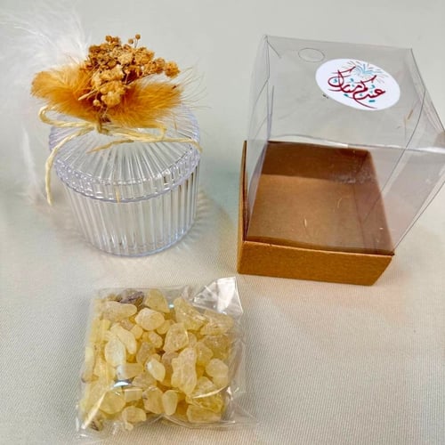 توزيعات برطمان مع مستكة 12 حبة - توزيعات العيد