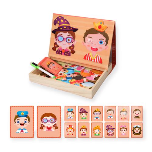 صندوق تعليمي مغناطيسي اجزاء الوجه