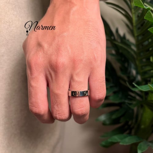 خاتم فضي من مجموعة LOVE