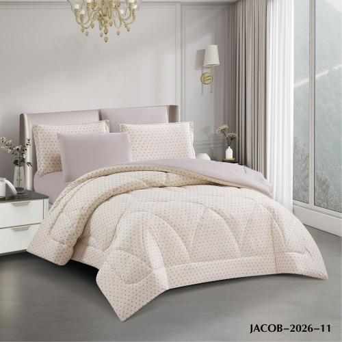 مفرش جاكو مزدوج صيفي - 6 قطع