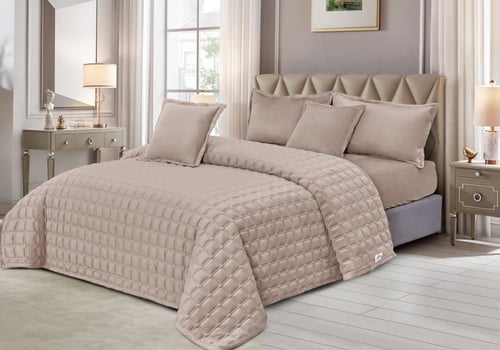 مفرش شتوي مخمل مضغوط مفرد ونص