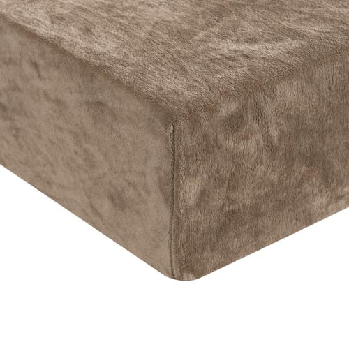 مفرش شتوي مزدوج مخمل 6 قطع - سوفت- بني