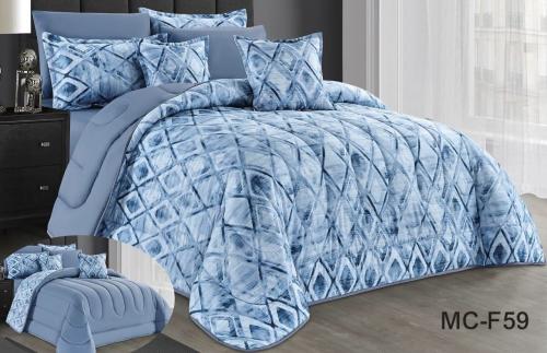 مفرش صيفي مزدوج مشجر-8قطع