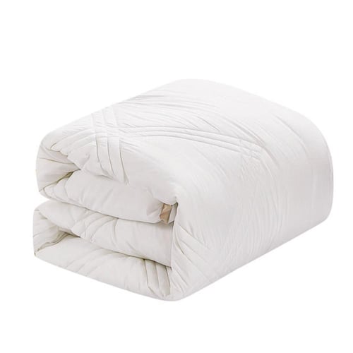 مفرش صيفي مزدوج - أوف وايت - (٦ قطع)