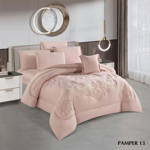 مفرش بامير صيفي مزدوج - (8 قطع)