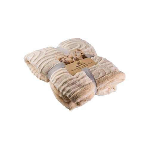 بطانية توليب – مزدوج مخمل فرو لون سكري