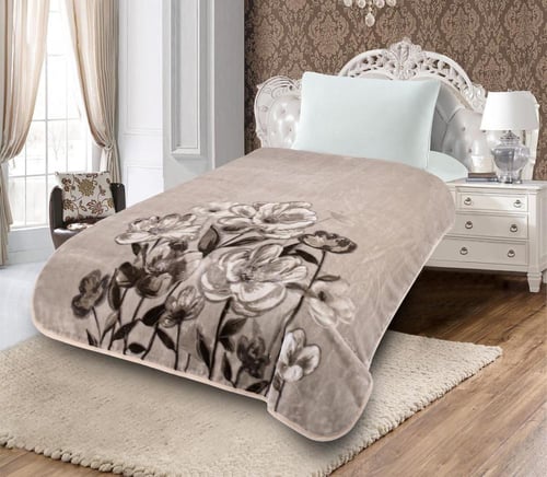 بطانية قولد مشجر مفرد ونص 3 كيلو