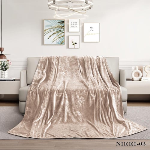 بطانية وشاح – نفرين | مخمل فاخر