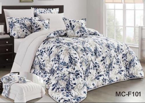 مفرش صيفي مزدوج مشجر-8قطع