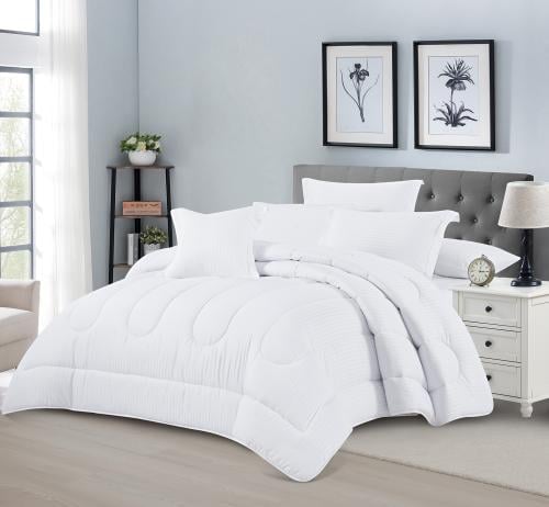 مفرش مزدوج صيفي فندقي (٧ قطع)