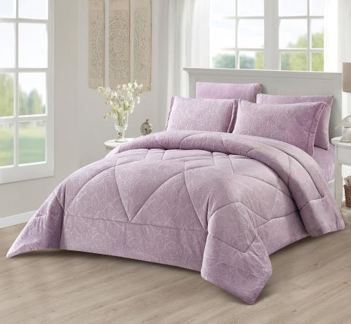 مفرش روما مخمل مزدوج-6قطع