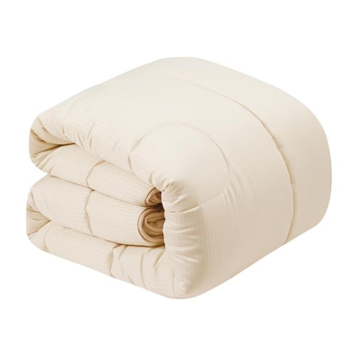 مفرش كيرلا مزدوج فندقي - سكري - (٧ قطع)