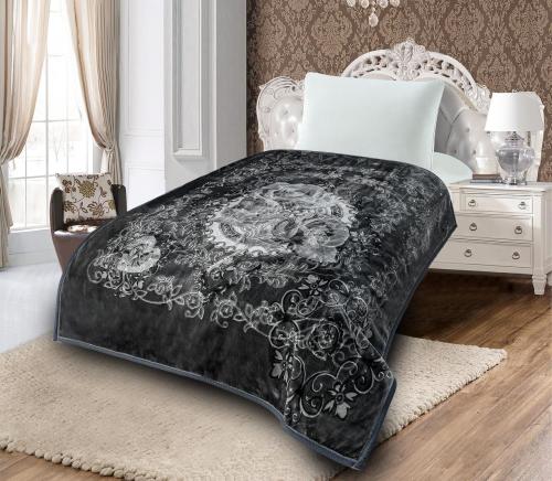 بطانية قولد مشجر مفرد ونص 4 كيلو غطائين