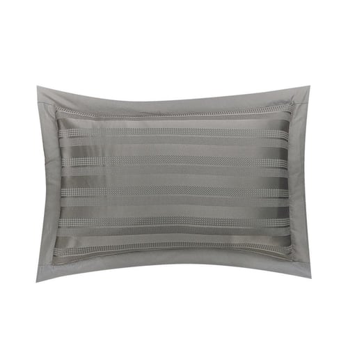 مفرش صيفي مزدوج - رصاصي - (٦ قطع)