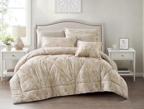 مفرش قطن صيفي مفرد ونص (٤ قطع)