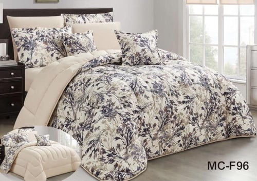 مفرش صيفي مزدوج مشجر-8قطع